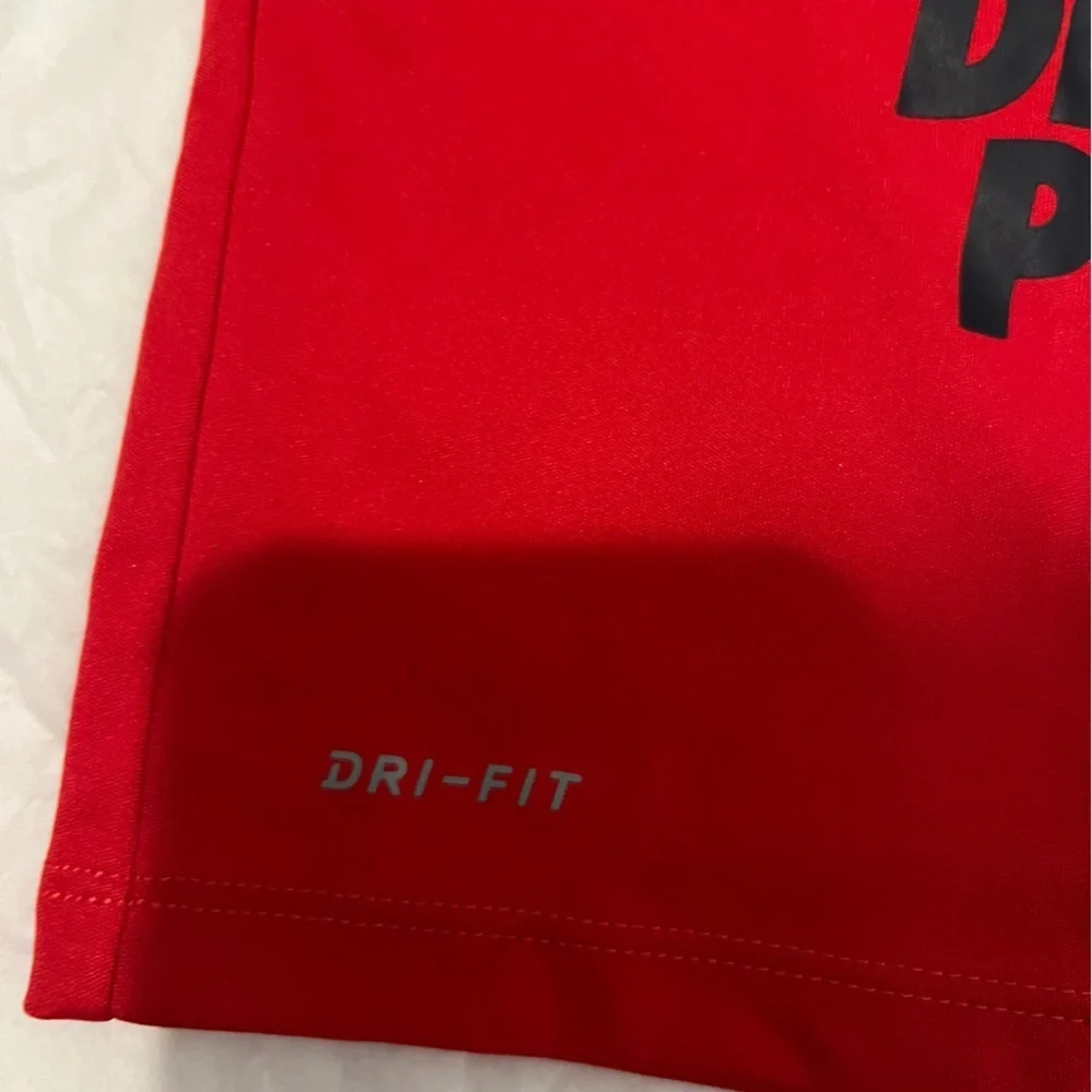 Nike Red and Black Draft Pick top and black jogger pants size 18 months
